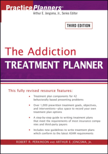 EBOOK The Addiction Treatment Planner PracticePlanners 