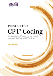 EBOOK Principles of CPT Coding Your Trusted Source Provides the Most In depth 