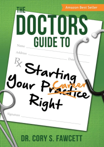 BOOK The Doctors Guide to Starting Your Practice Right