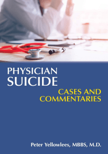 BOOKS Physician Suicide Cases and Commentaries