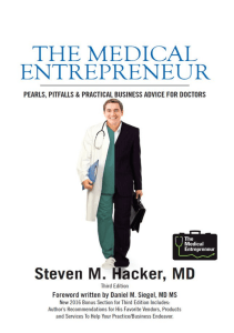 READ The Medical Entrepreneur Pearls Pitfalls and Practical Business Advice for 