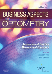 BOOK Business Aspects of Optometry Association of Practice Management Educators