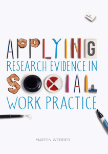 DOWNLOAD Applying Research Evidence in Social Work Practice