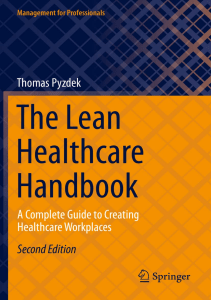 DOWNLOAD The Lean Healthcare Handbook A Complete Guide to Creating Healthcare 