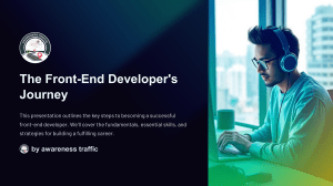 The-Front-End-Developers-Journey 