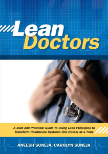 BOOK Lean Doctors A Bold and Practical Guide to Using Lean Principles to Transform 