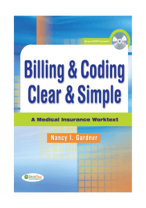 READ Billing Coding Clear Simple A Medical Insurance Worktext