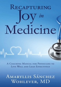 BOOK Recapturing Joy in Medicine