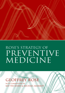 READ Rose s Strategy of Preventive Medicine The Complete Original Text