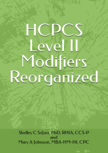 BOOKS HCPCS Level II Modifiers Reorganized