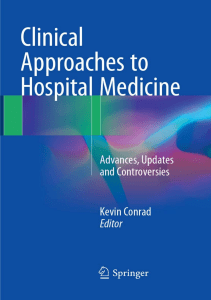 EBOOK Clinical Approaches to Hospital Medicine Advances Updates and Controversies