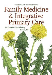 BOOKS Textbook of Naturopathic Family Medicine Integrative Primary Care Standards 