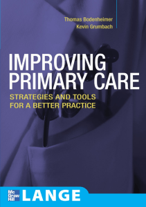 READ Improving Primary Care Strategies and Tools for a Better Practice Lange Medical 