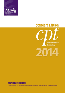 DOWNLOAD CPT Standard  2014