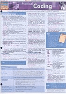 BOOKS Medical Coding Quick Study Chart 07 by BarCharts Inc Pamphlet 2006 