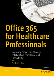 BOOKS Office 365 for Healthcare Professionals Improving Patient Care Through 