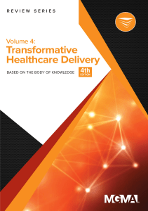 READ Body of Knowledge Review Series Transformative Healthcare Delivery Body of 