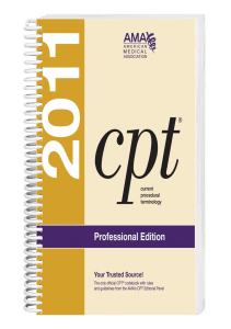 BOOKS CPT Professional Edition 2011