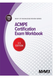 DOWNLOAD Body of Knowledge Review Series ACMPE Certification Exam Workbook