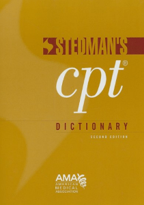 READ Stedman s CPT Dictionary