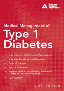 BOOK Medical Management of Type 1 Diabetes Kaufman Medical Management of Type 1 