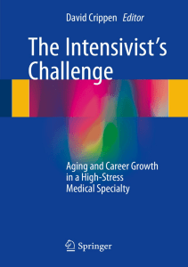 BOOKS The Intensivist s Challenge Aging and Career Growth in a High Stress Medical 