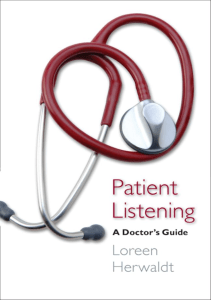 DOWNLOAD Patient Listening A Doctor s Guide