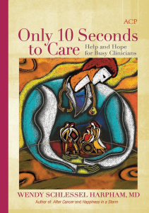 DOWNLOAD Only 10 Seconds to Care Help and Hope for Busy Clinicians