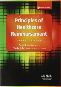 EBOOK Principles of Healthcare Reimbursement With CDROM 