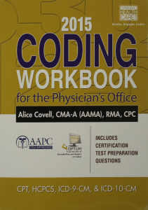 EBOOK 2015 Coding Workbook for the Physician s Office Book Only 