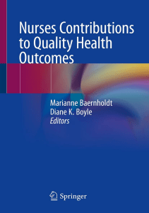 READ Nurses Contributions to Quality Health Outcomes