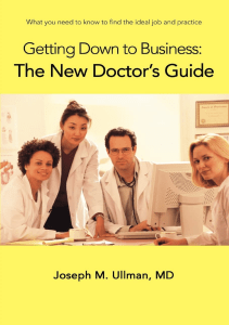 DOWNLOAD Getting Down to Business The New Doctor s Guide What you need to know to 