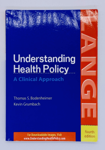 DOWNLOAD Understanding Health Policy LANGE 