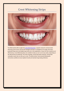 Crest Whitening Strips