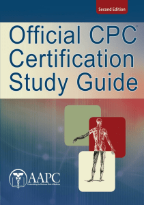 BOOKS Official CPC Certification Study Guide Exam Review Guides 