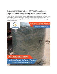 4.Distributor Tangki Air Tanam Penguin Panjaringan Jakarta Utara