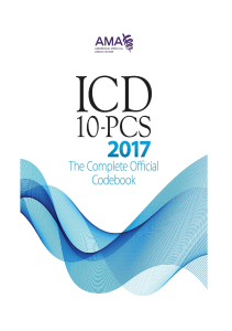 READ ICD 10 PCS 2017 The Complete Official Codebook