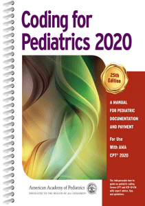 BOOK Coding for Pediatrics 2020