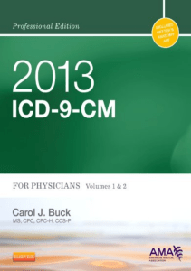 BOOK 2013 ICD 9 CM for Physicians Volumes 1 and 2 Professional Edition  E Book AMA 