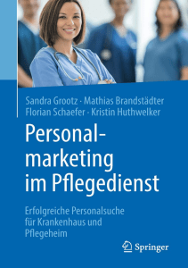 BOOKS Personalmarketing im Pflegedienst Erfolgreiche Personalsuche für Krankenhaus 