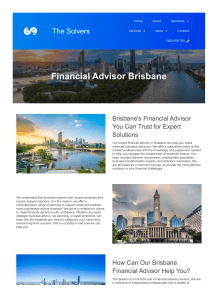 Financial advisor Brisbane