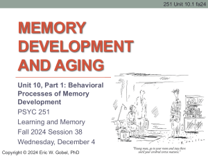 251-10 Memory Dev Aging fa24