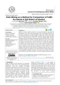 Traffic Accident Analysis in Istanbul Using Data Mining