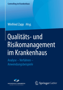 READ Qualitäts und Risikomanagement im Krankenhaus Analyse – Verfahren – 