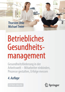 BOOKS Betriebliches Gesundheitsmanagement Gesundheitsförderung in der Arbeitswelt  