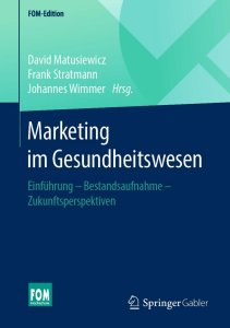 READ Marketing im Gesundheitswesen Einführung  Bestandsaufnahme  