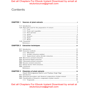 Plant Extract Applications in the Food Industry 1st Edition - December 4, 2021 Shabir Ahmad Mir, Annamalai Manickavasagan, Manzoor Ahmad Shah