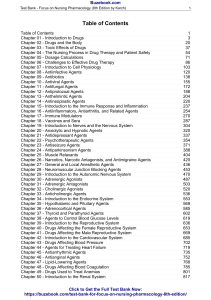 Test Bank For Focus on Nursing Pharmacology 8th Edition Test Bank