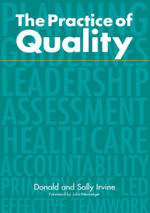 BOOK The Practice of Quality