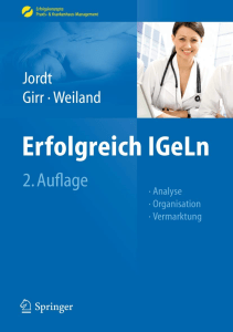 EBOOK Erfolgreich IGeLn Analyse  Organisation  Vermarktung Erfolgskonzepte 